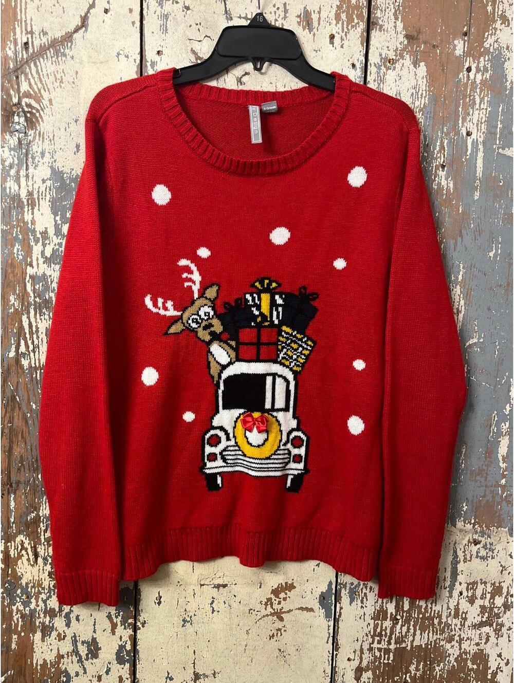 By Design Christmas Sweater, size XL